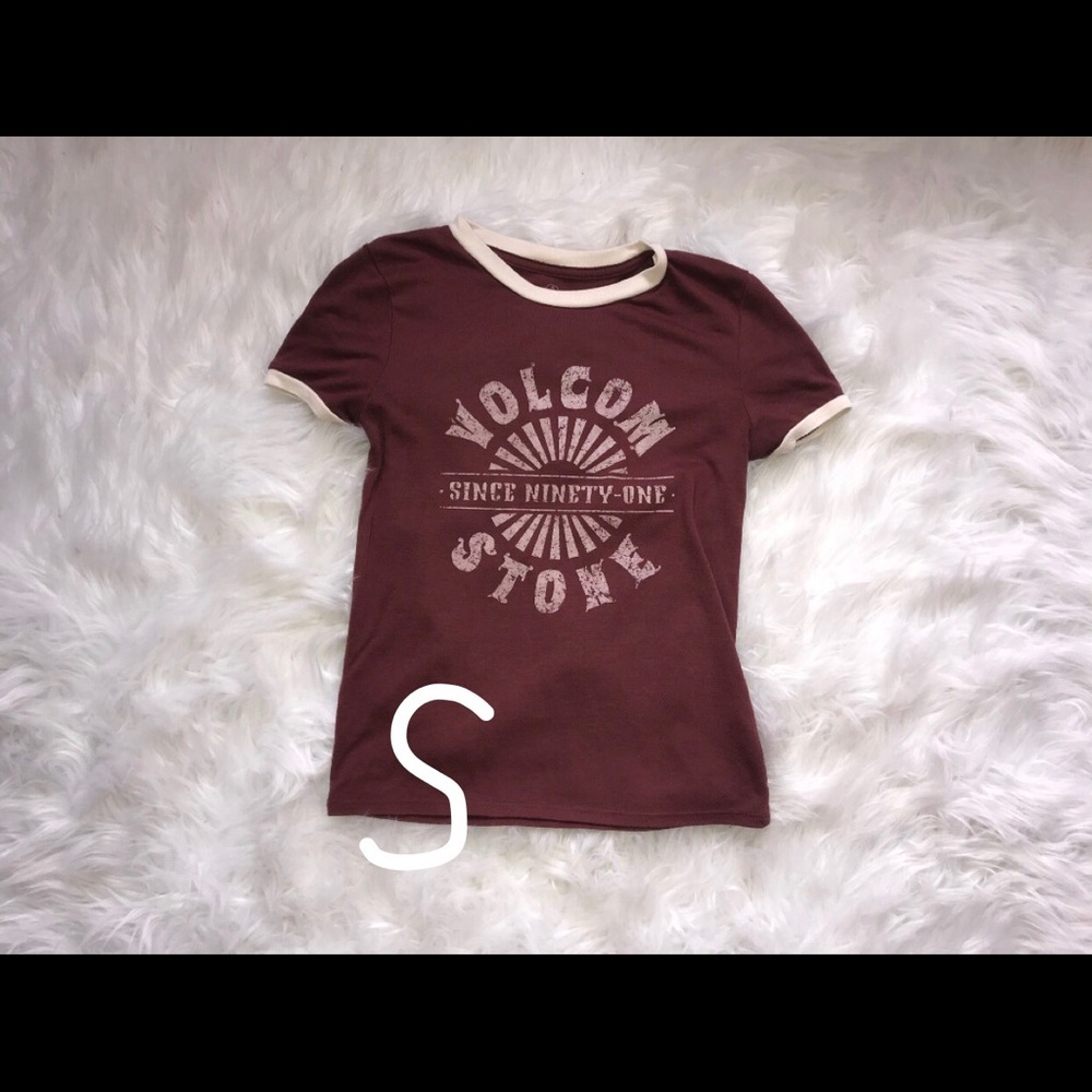 Maroon Volcom Stone Shirt